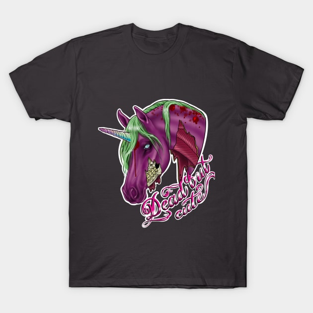 Zombie Unicorn T-Shirt by Huldra Tattoo